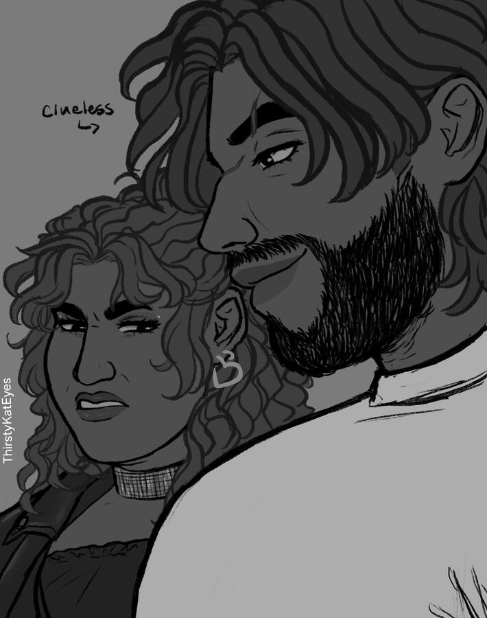 Theo and Tiff sketch