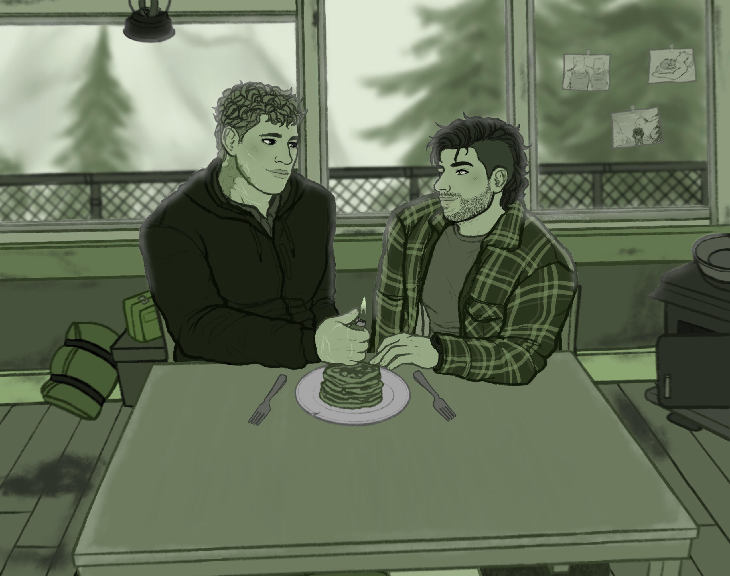 Soap X Ghost apocalypse AU